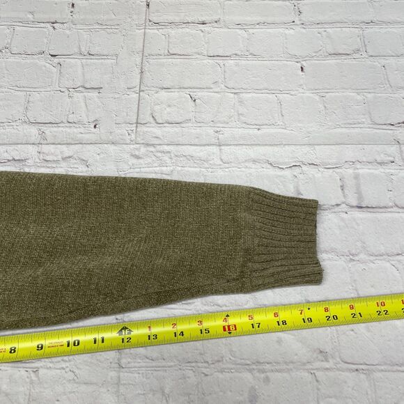 Sak Fifth Avenue Men Full Zip Sweater Jacket Size Medium Elbow Patch M238 -26 - Picture 6 of 16